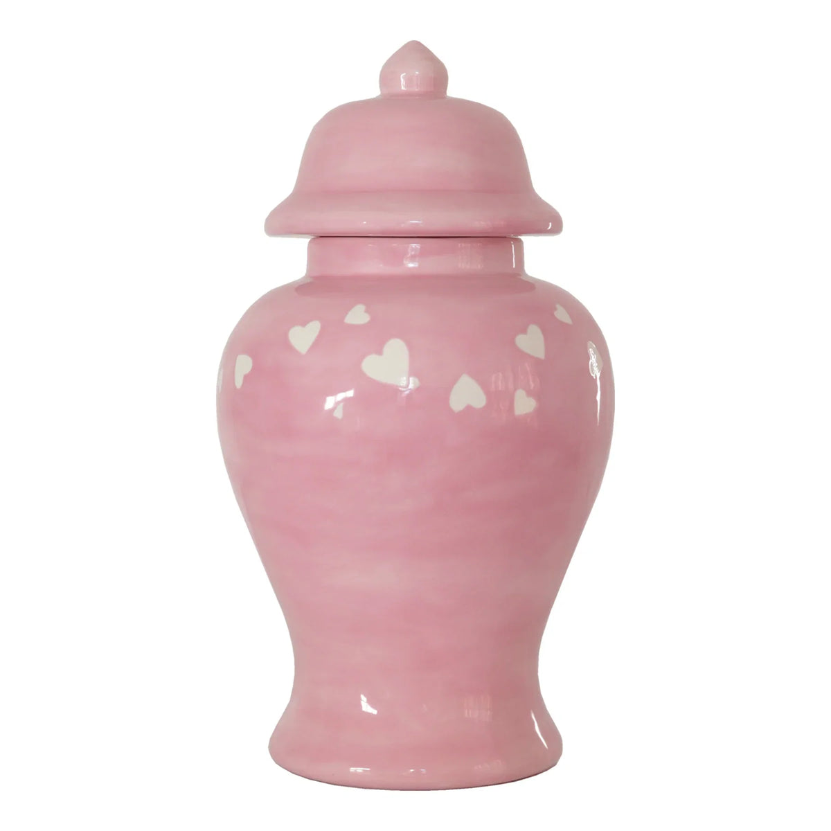 "Love is in the Air" Ginger Jars in Bubble Gum Pink