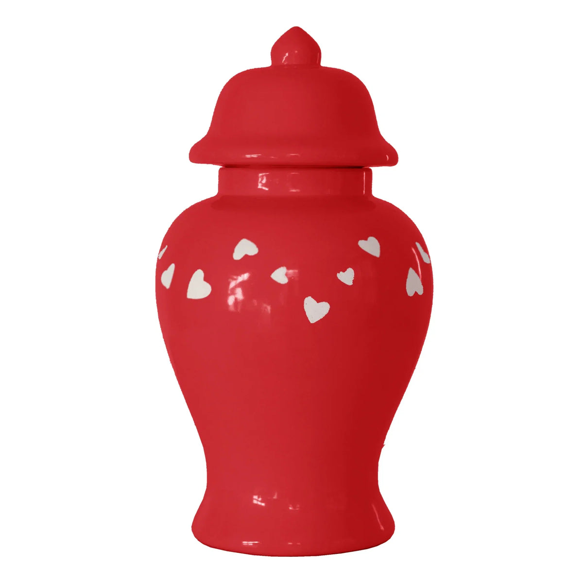 "Love is in the Air" Ginger Jars in Red