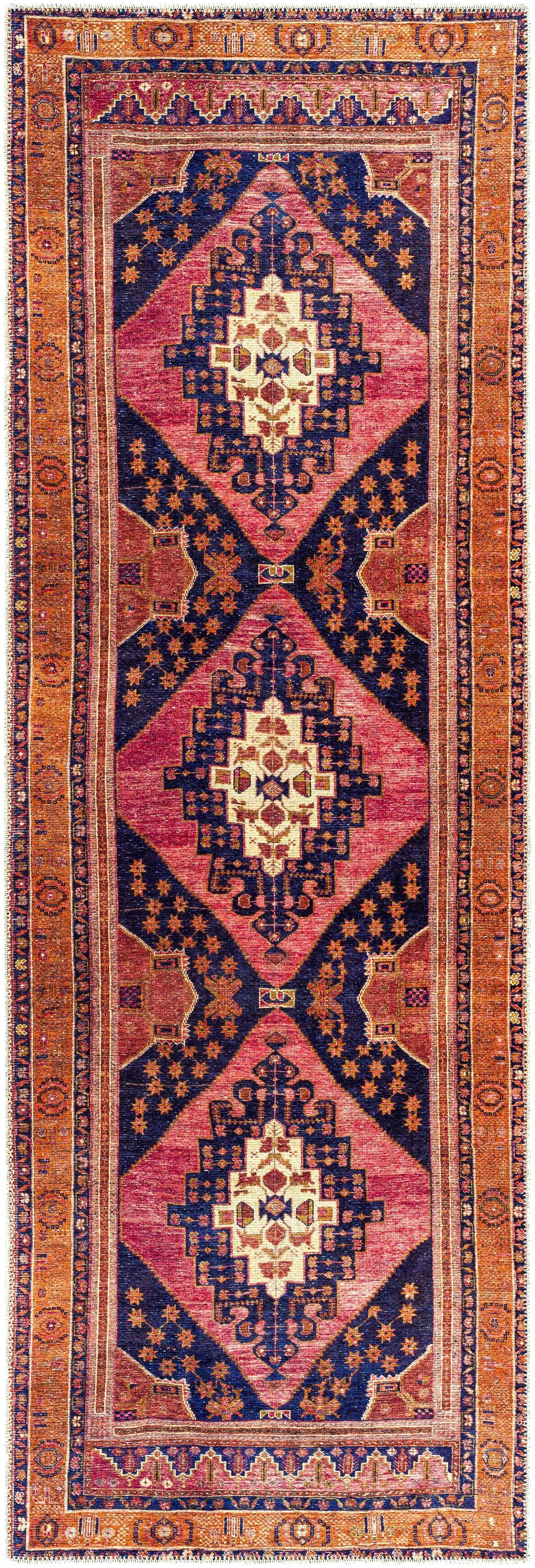 a close up of a rug