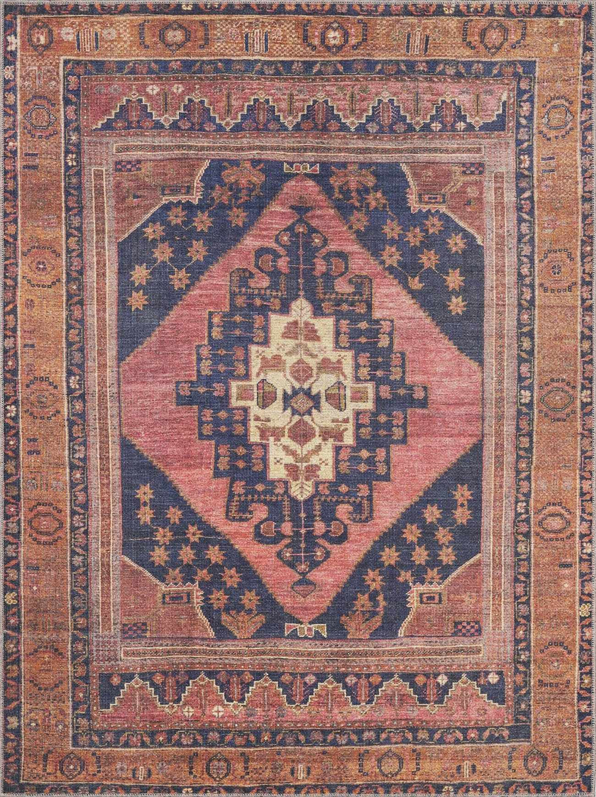 a close up of a rug