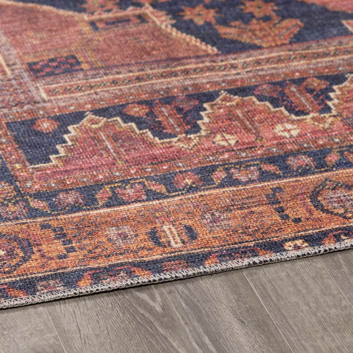 a close up of a rug