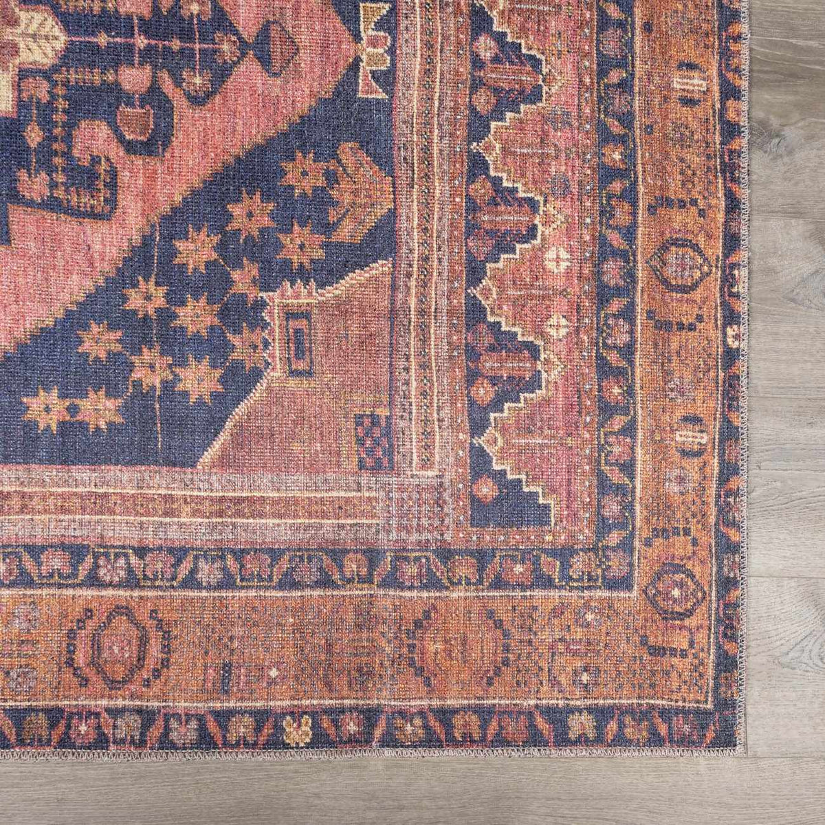 a close up of a rug