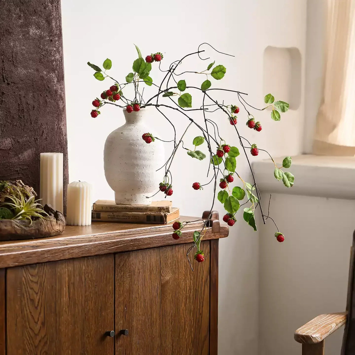 Wild Red Berry Vine – 39.8"