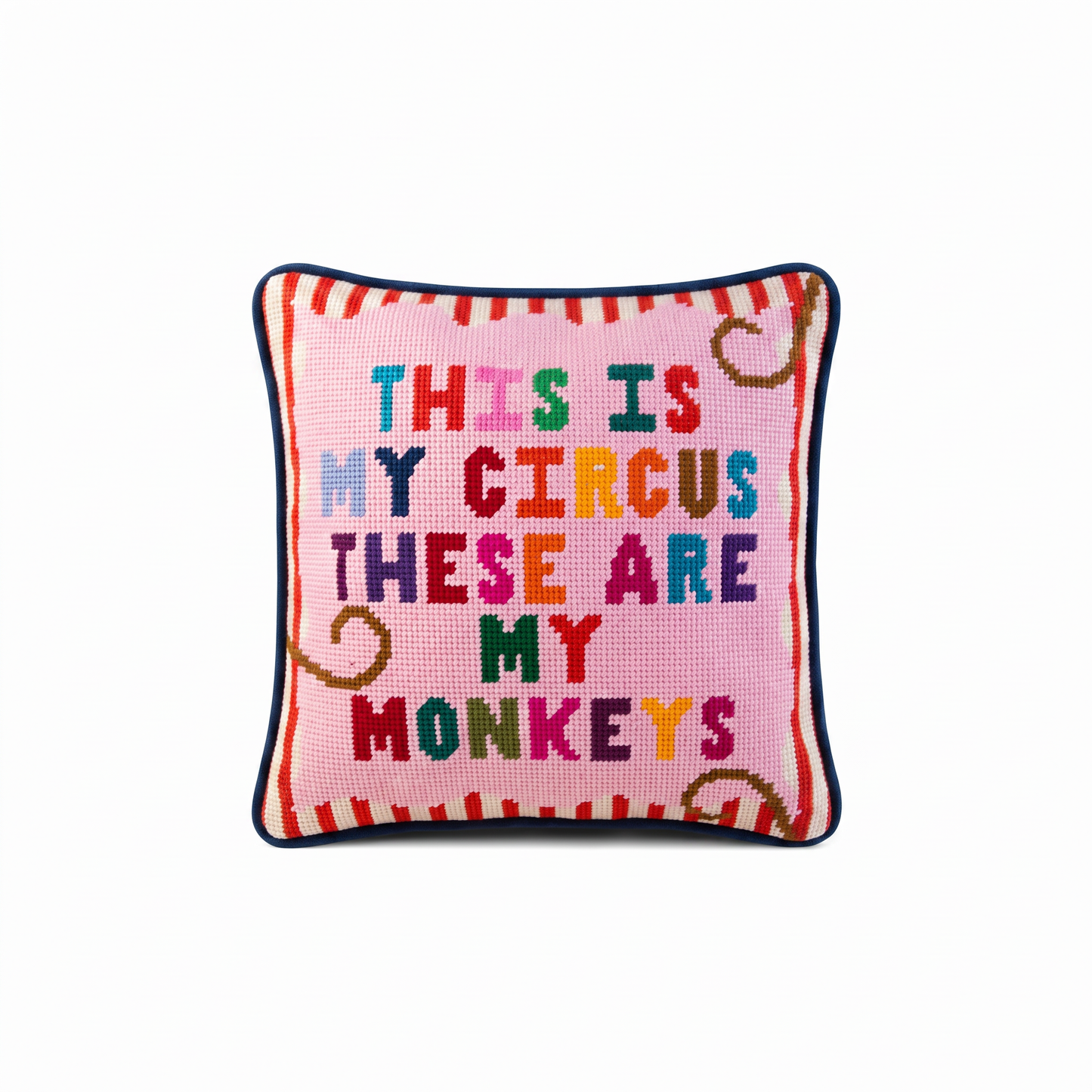 My Circus Needlepoint Pillow