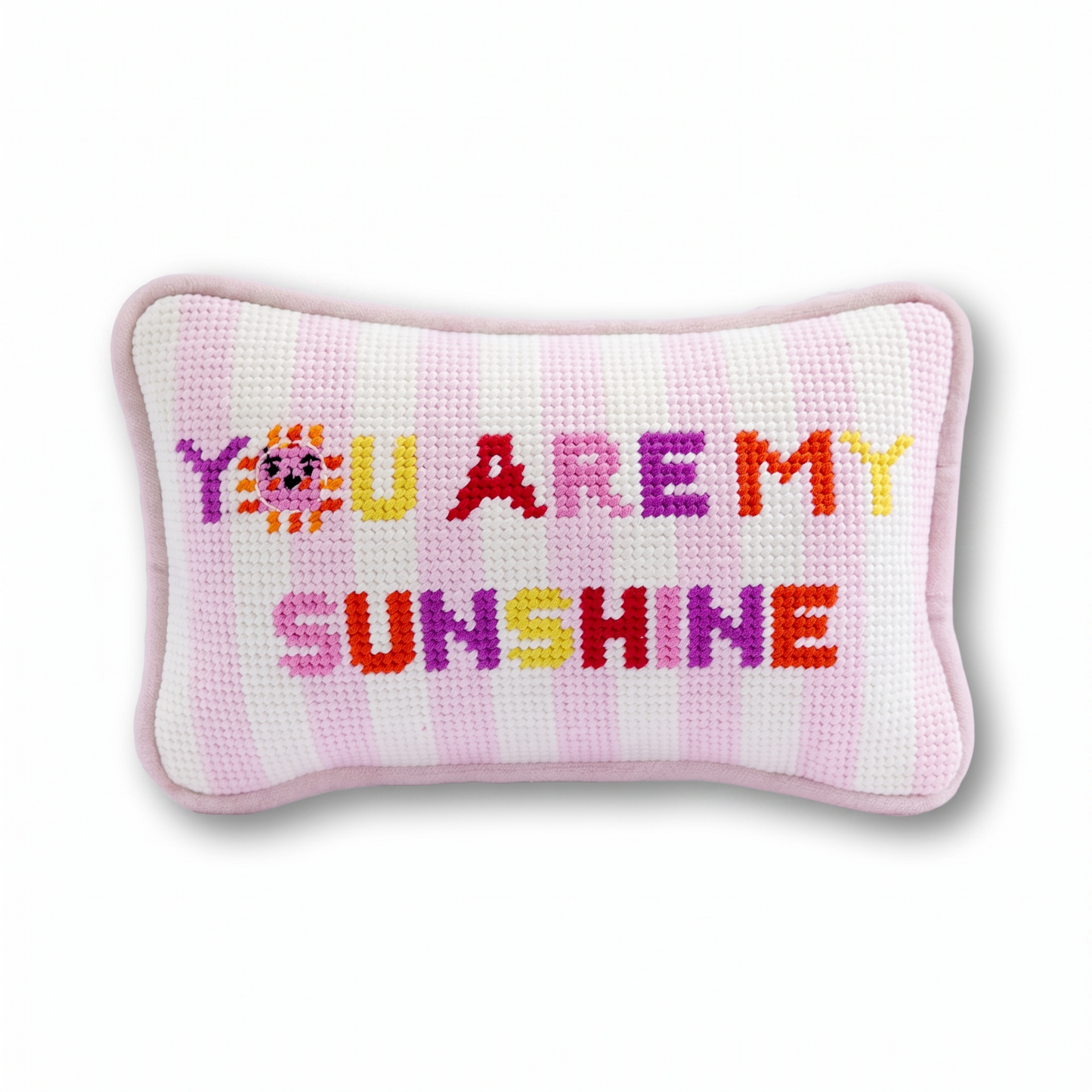 You Are My Sunshine Mini Needlepoint Pillow