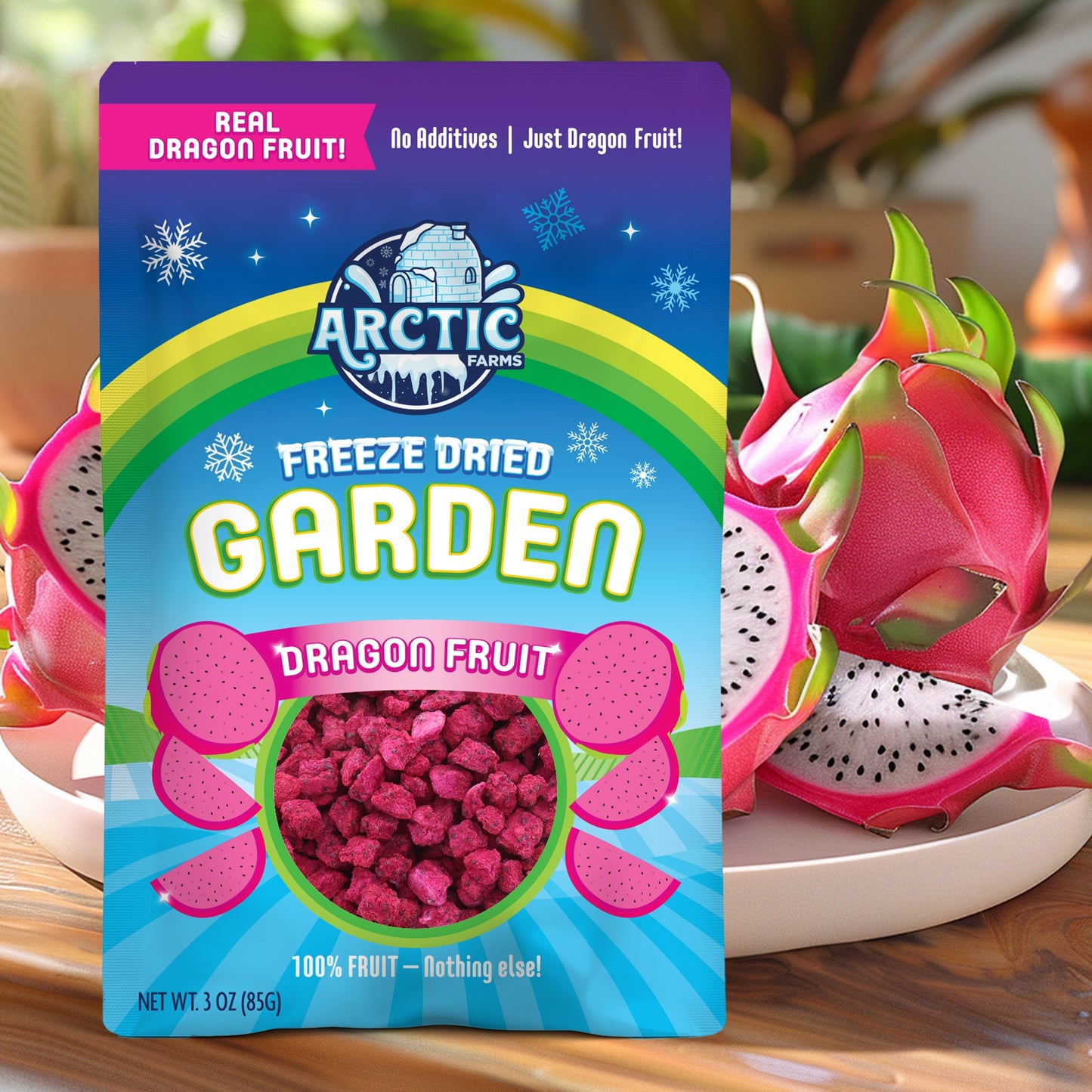 Freeze Dried Organic Red Dragon Fruit