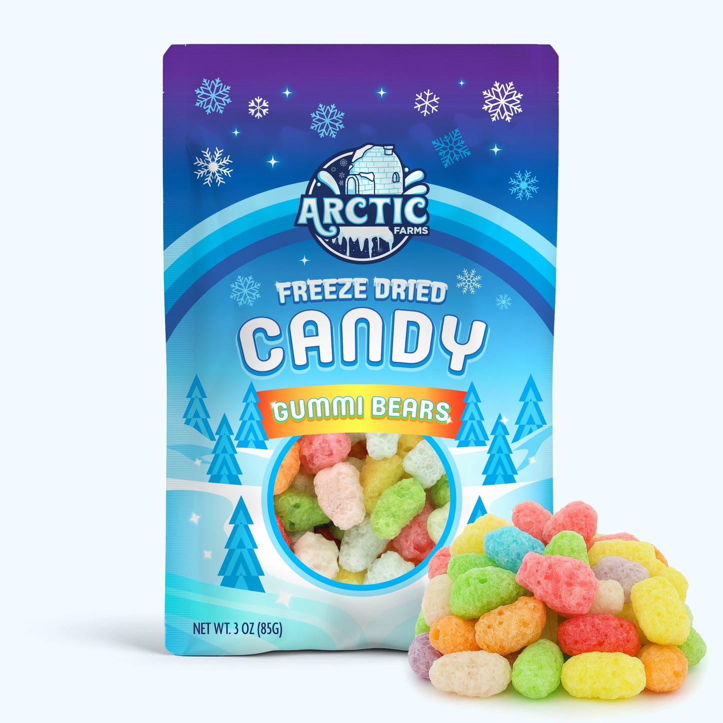 Freeze Dried Gummy Gummi Bears
