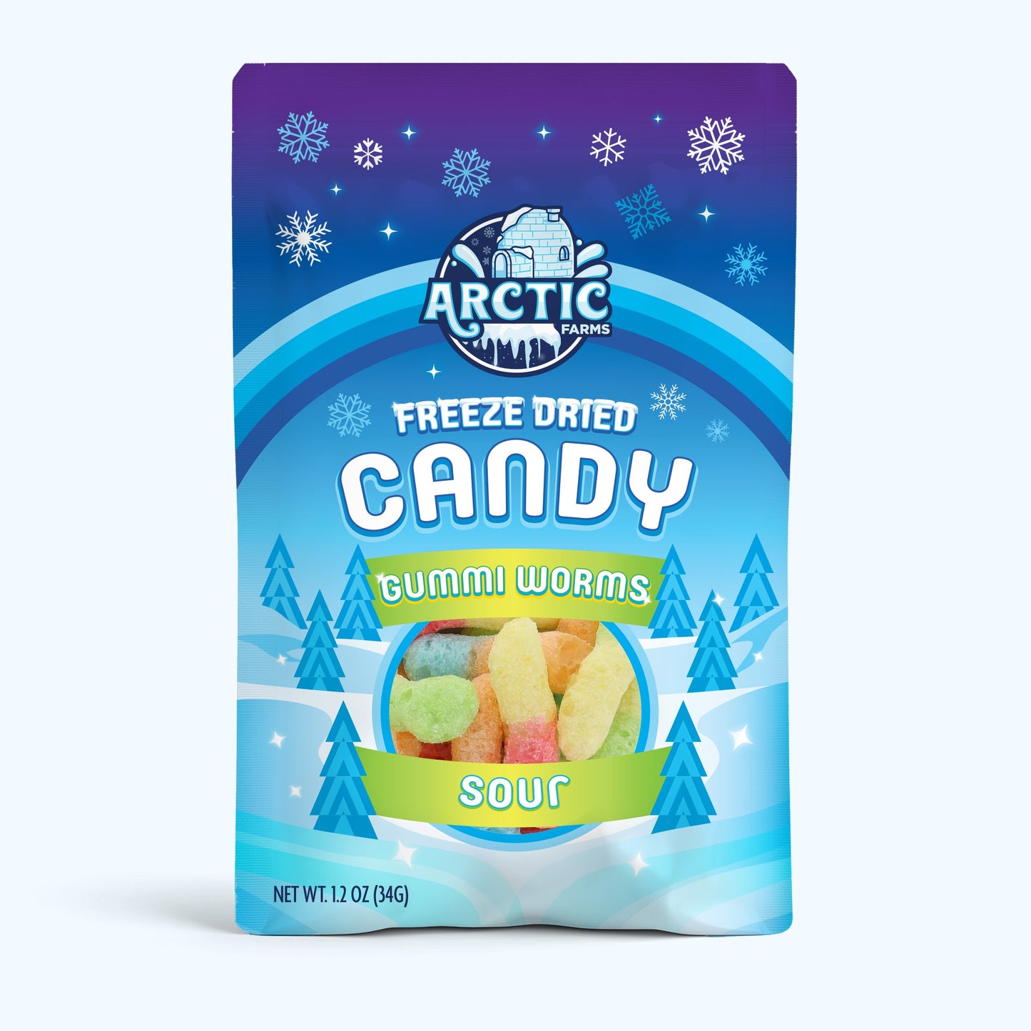 Freeze Dried Gummy Worms