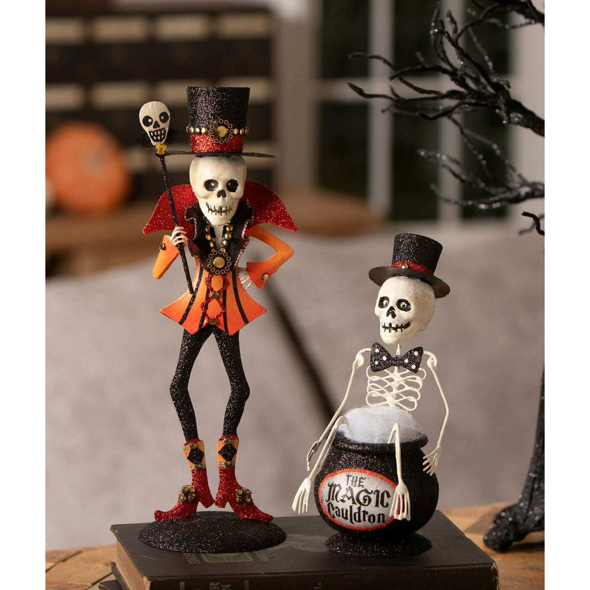 Magic Cauldron Skeleton | Halloween Decor | Bethany Lowe