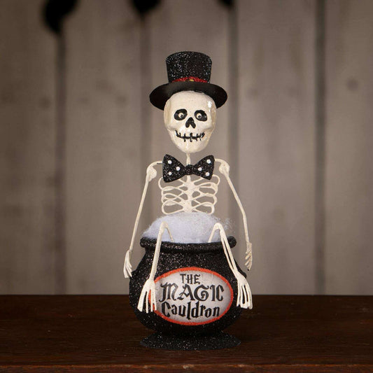 Magic Cauldron Skeleton | Halloween Decor | Bethany Lowe