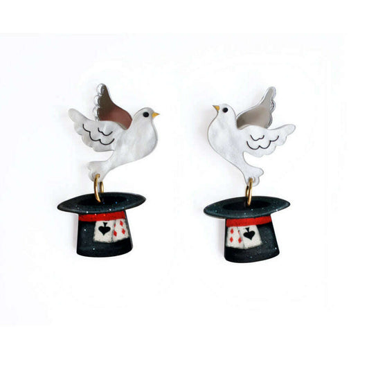 Magic Trick Earrings by Laliblue