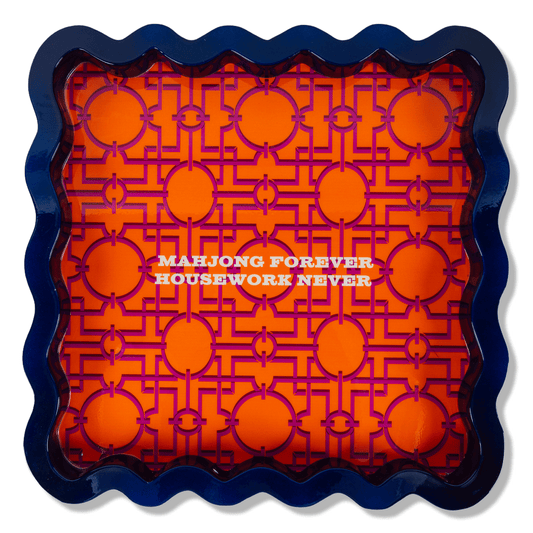 a tray with a pattern on it