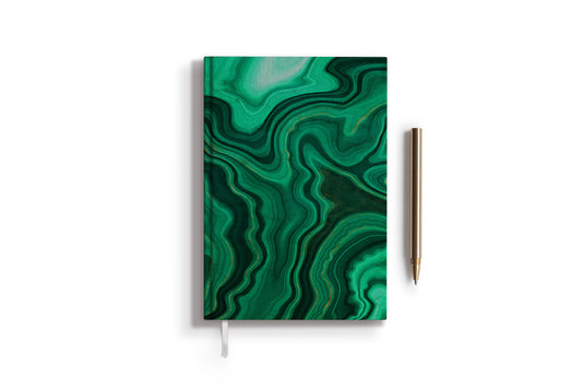 Malachite Book Bound Journal