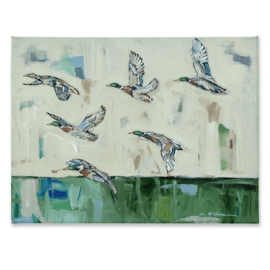 "Mallards Calling" on canvas