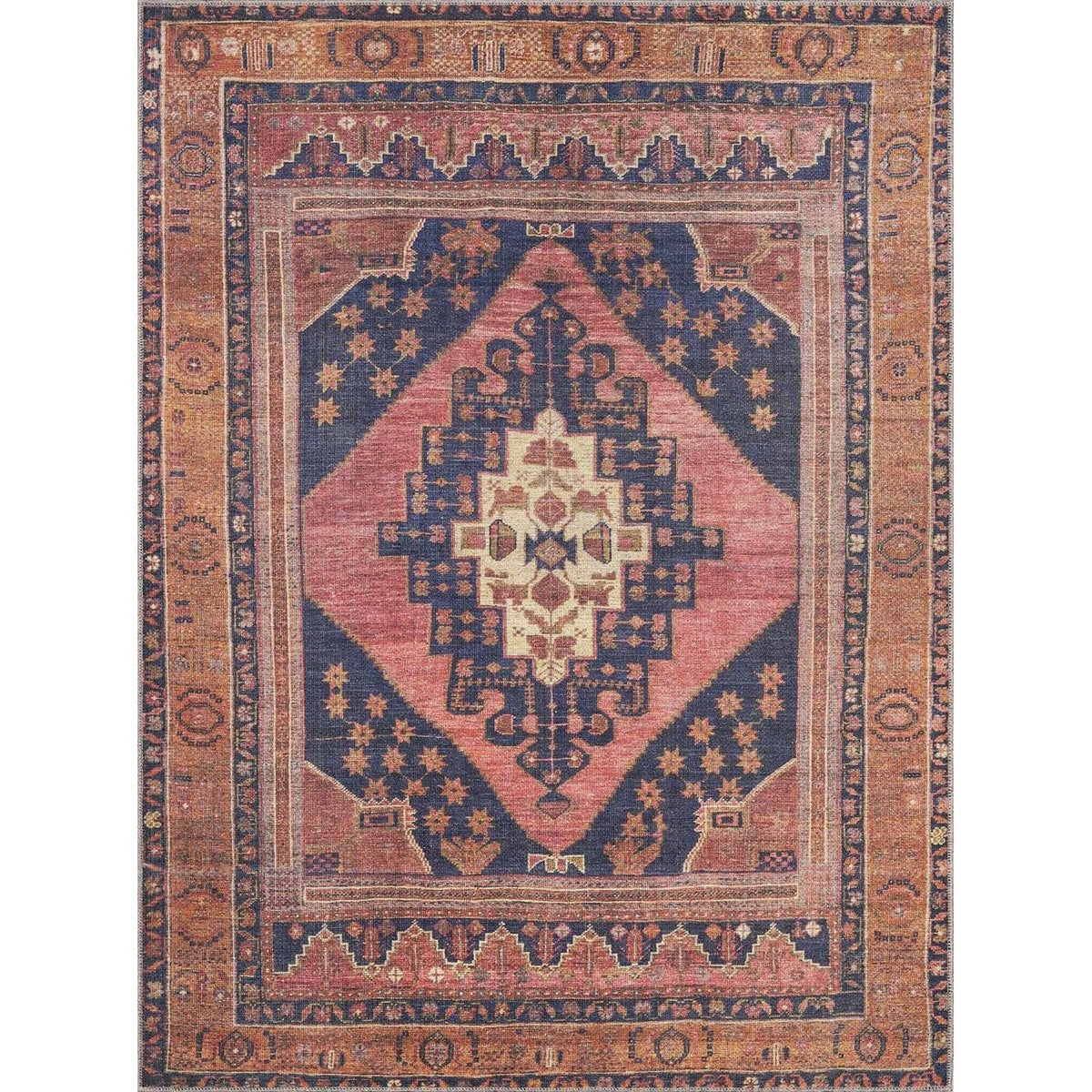 a close up of a rug