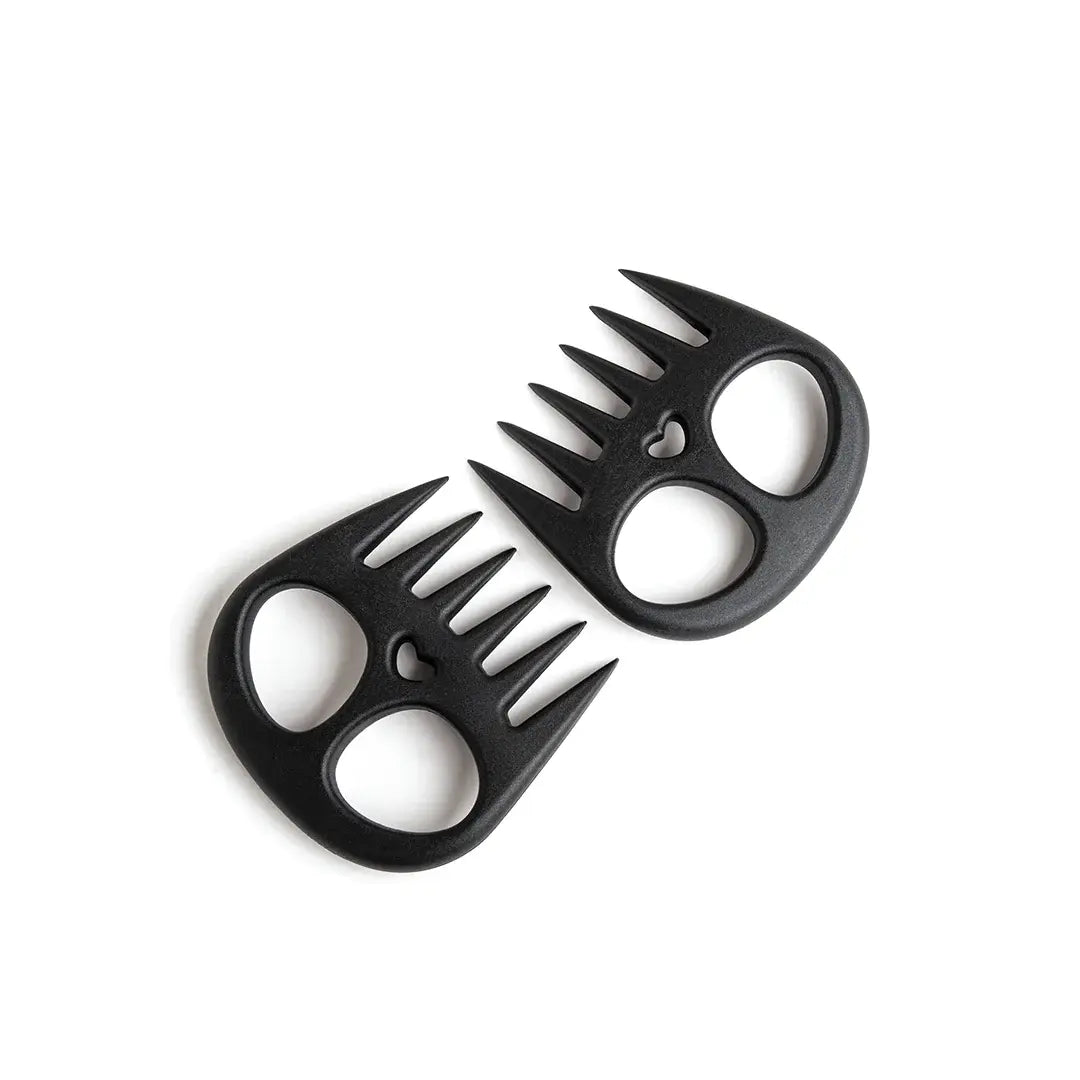 a black comb with teeth