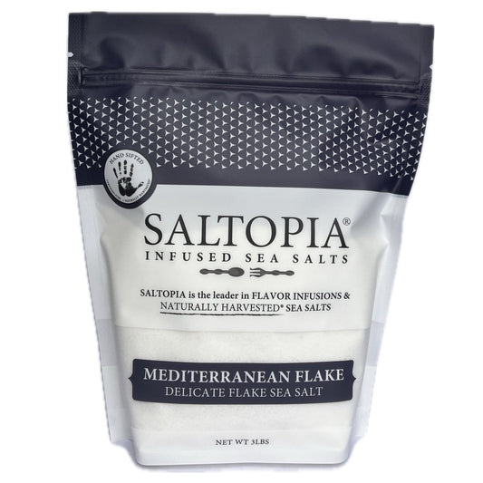 a bag of salt on a white background