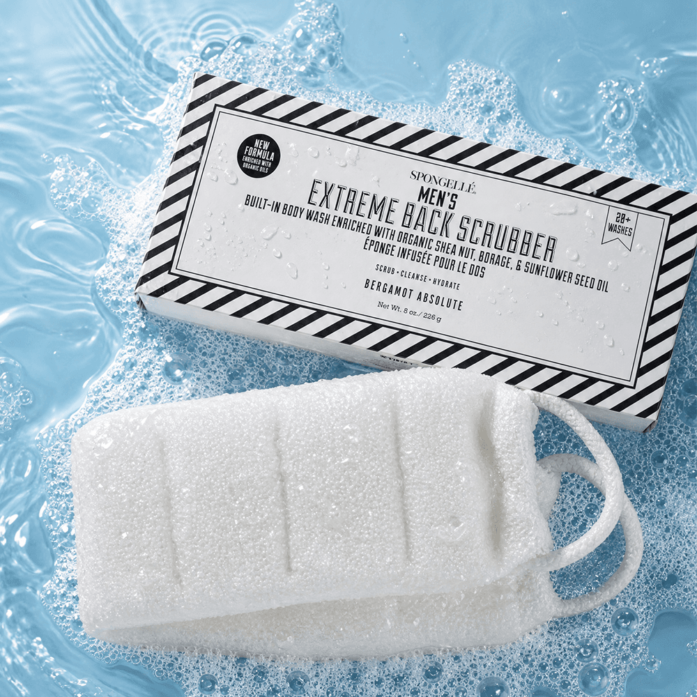 Men's Extreme Body Wash Infused Back Scrubber