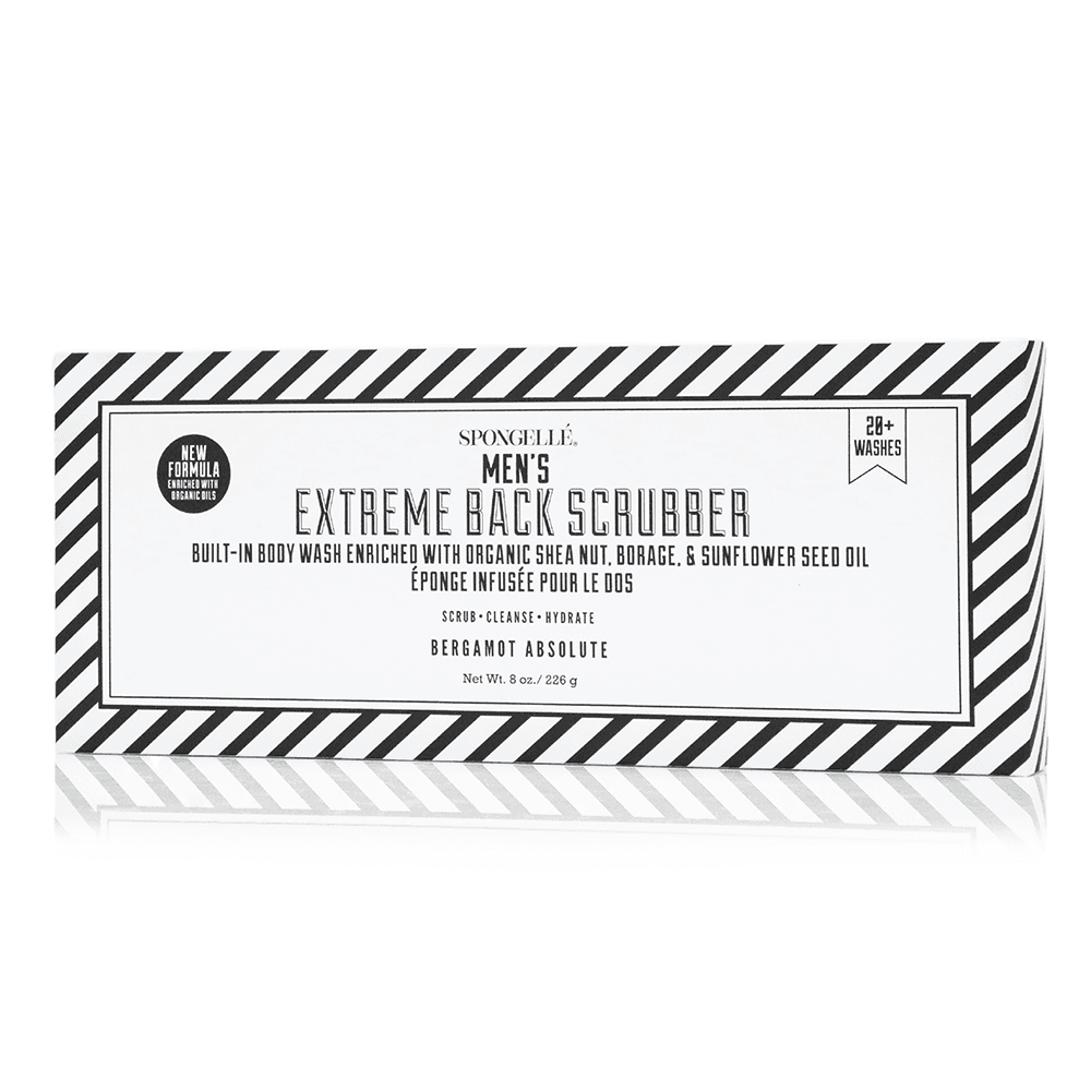 Men's Extreme Body Wash Infused Back Scrubber