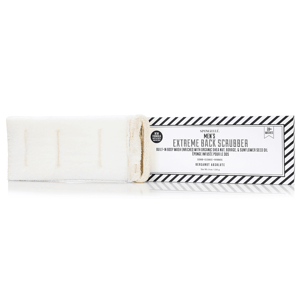 Men's Extreme Body Wash Infused Back Scrubber