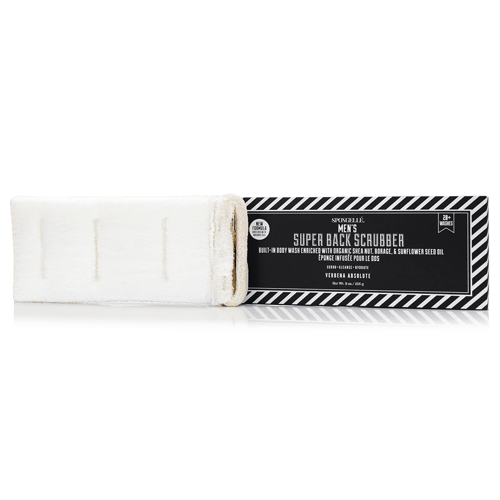 Men's Super Body Wash Infused Back Scrubber
