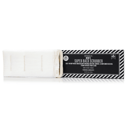Men's Super Body Wash Infused Back Scrubber