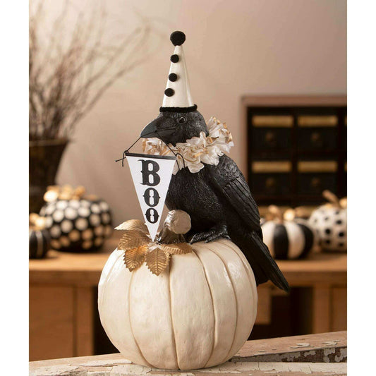 Midnight Messenger Crow | Halloween Decor | Bethany Lowe