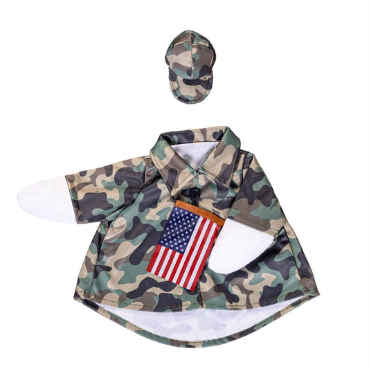 Military Camo Porch Goose Outfit