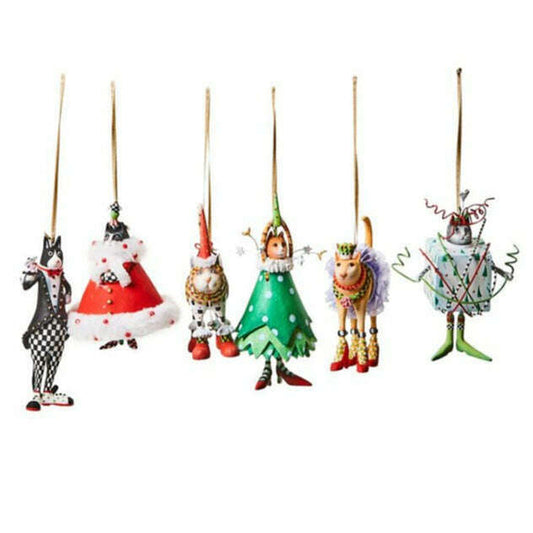 a group of ornaments from strings