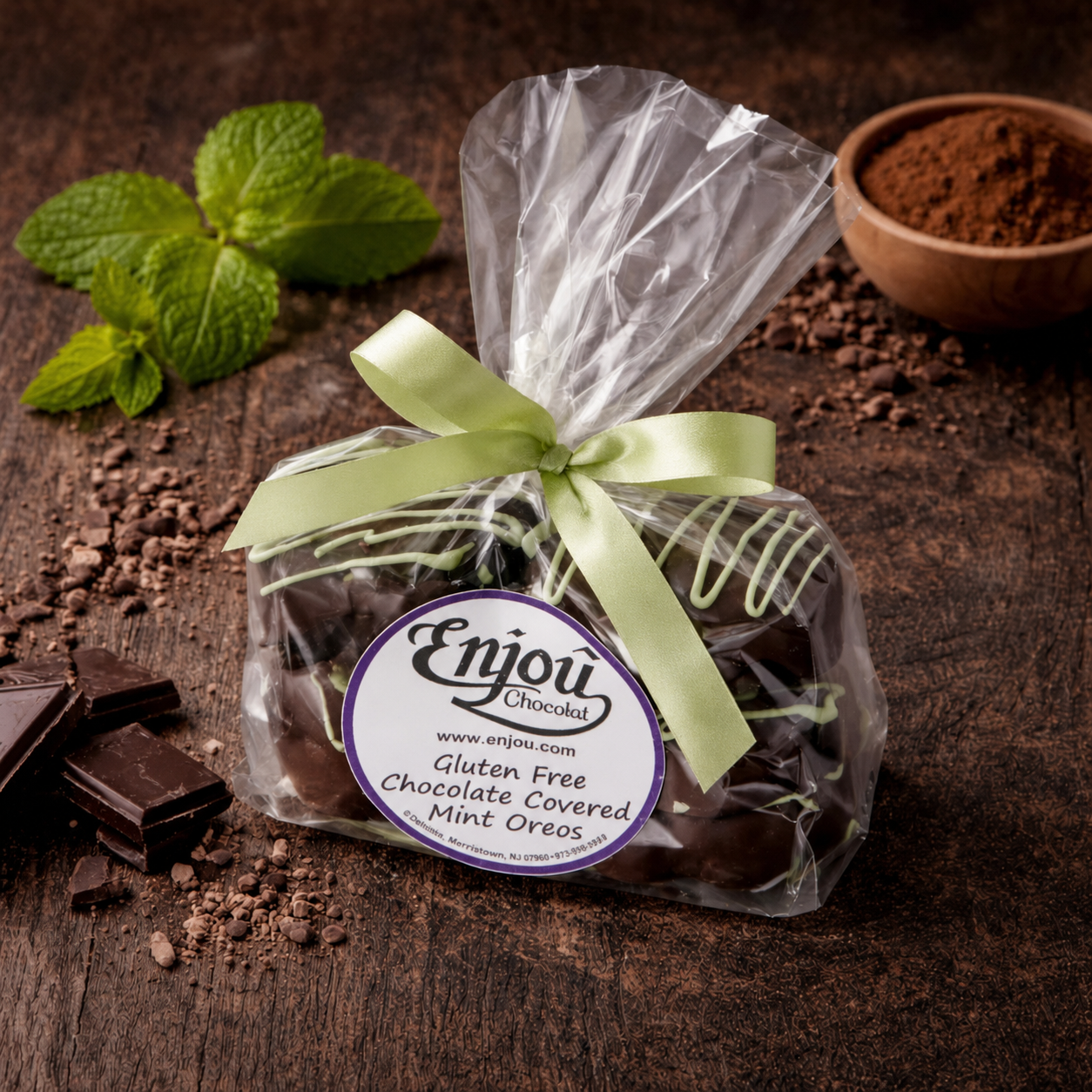 Gluten Free Chocolate Covered Mint Oreos