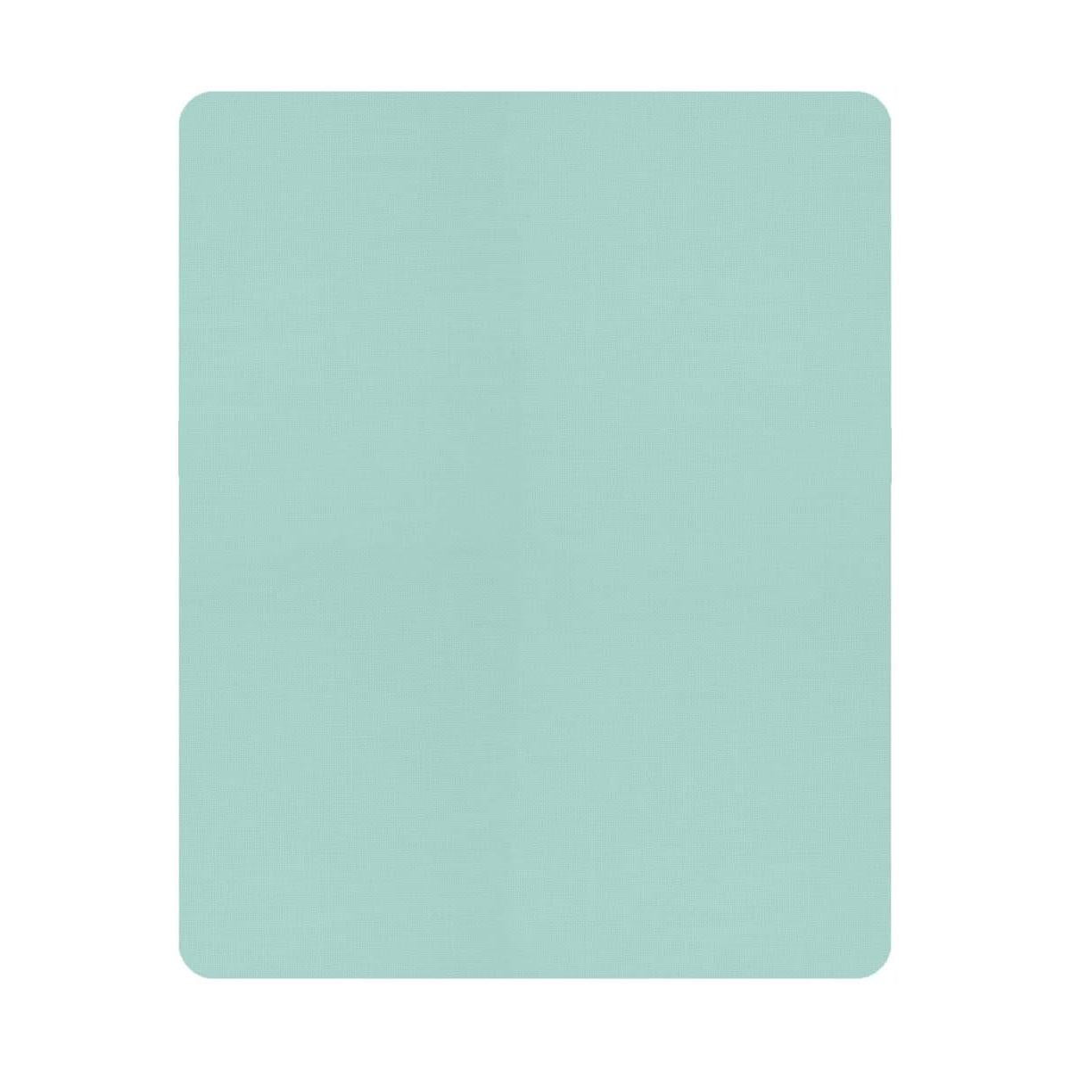 Moderne Flush Mount Conversion Kit 14"w Island Paradise Blue Drum Lampshade
