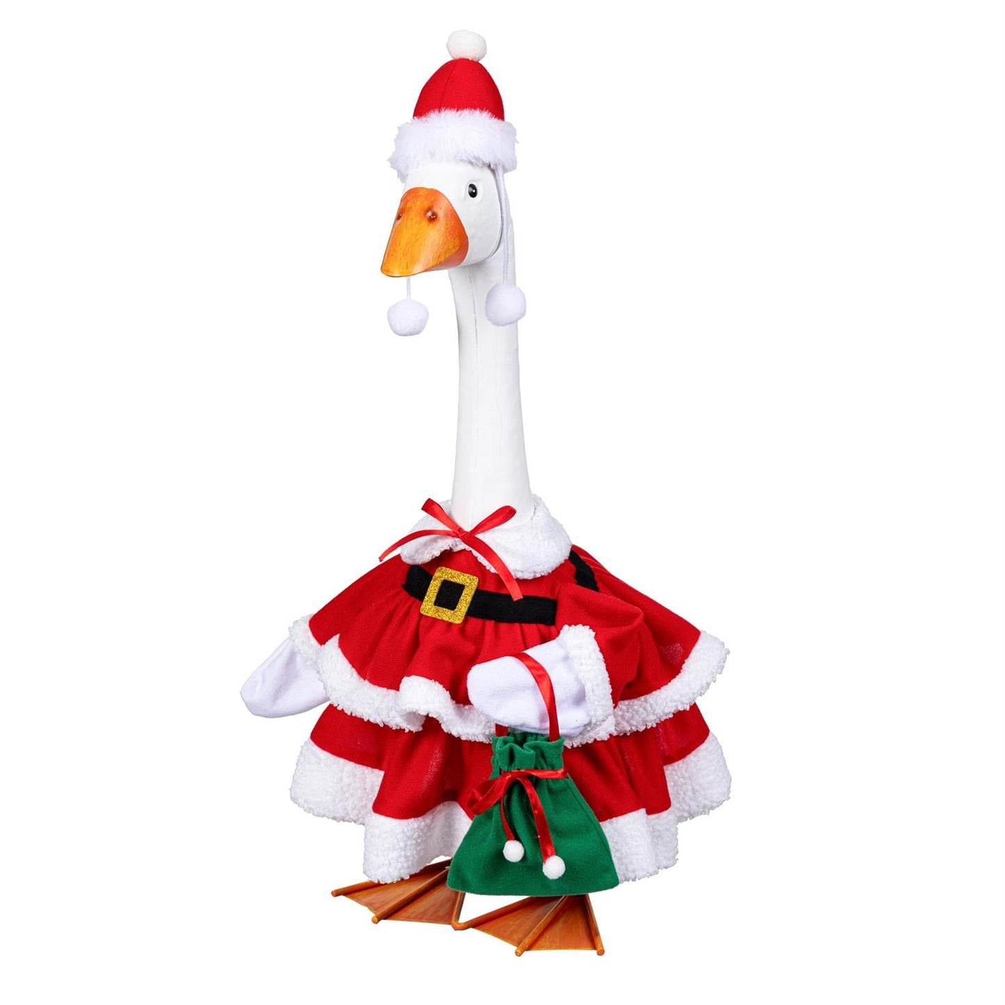 Mrs Claus Porch Goose Outfit