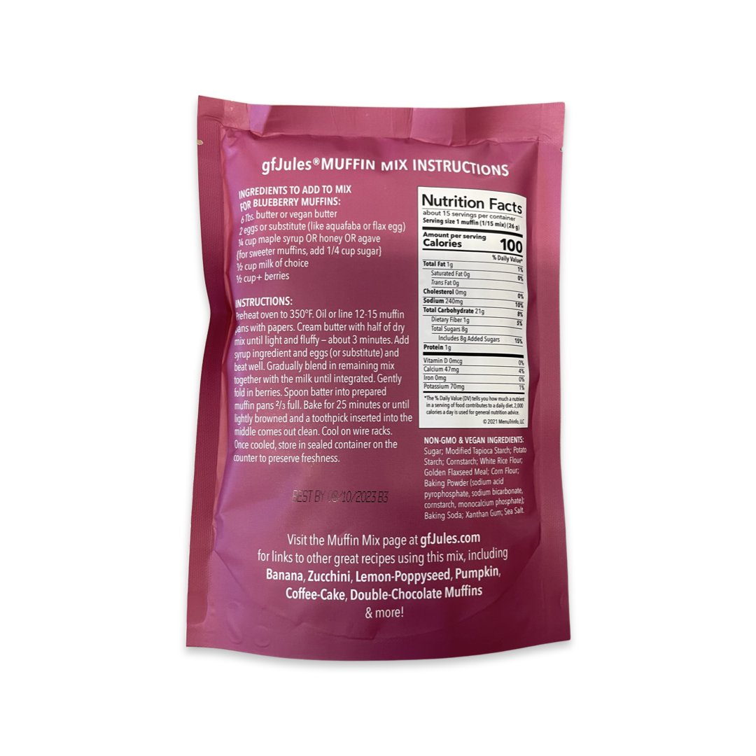 gfJules Gluten Free Muffin Mix