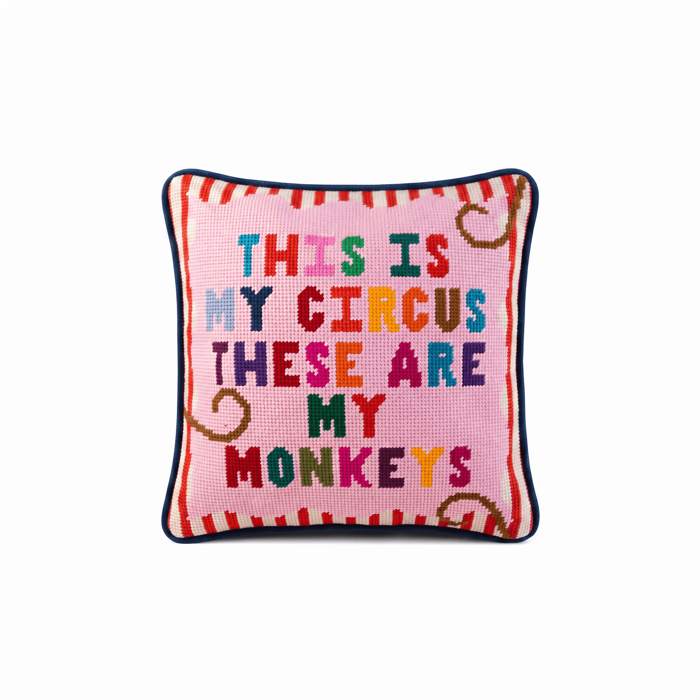 My Circus Needlepoint Pillow