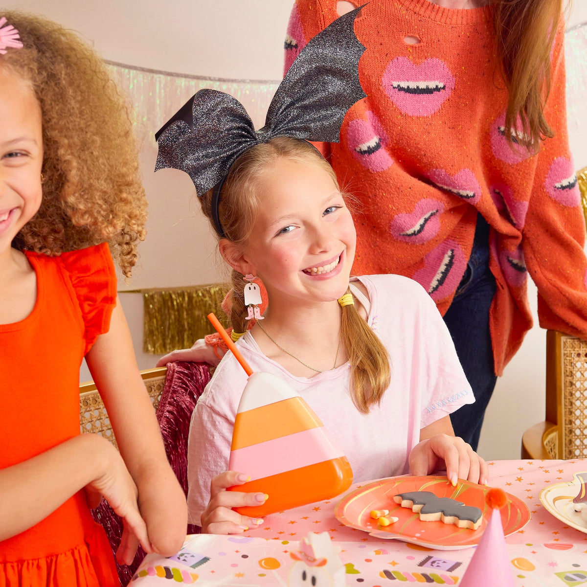 a group of girls at a table