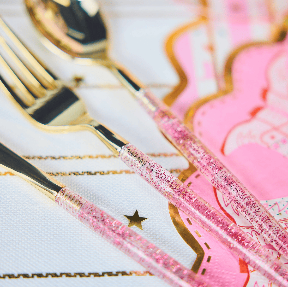 Glitter Utensil Set (30 count)