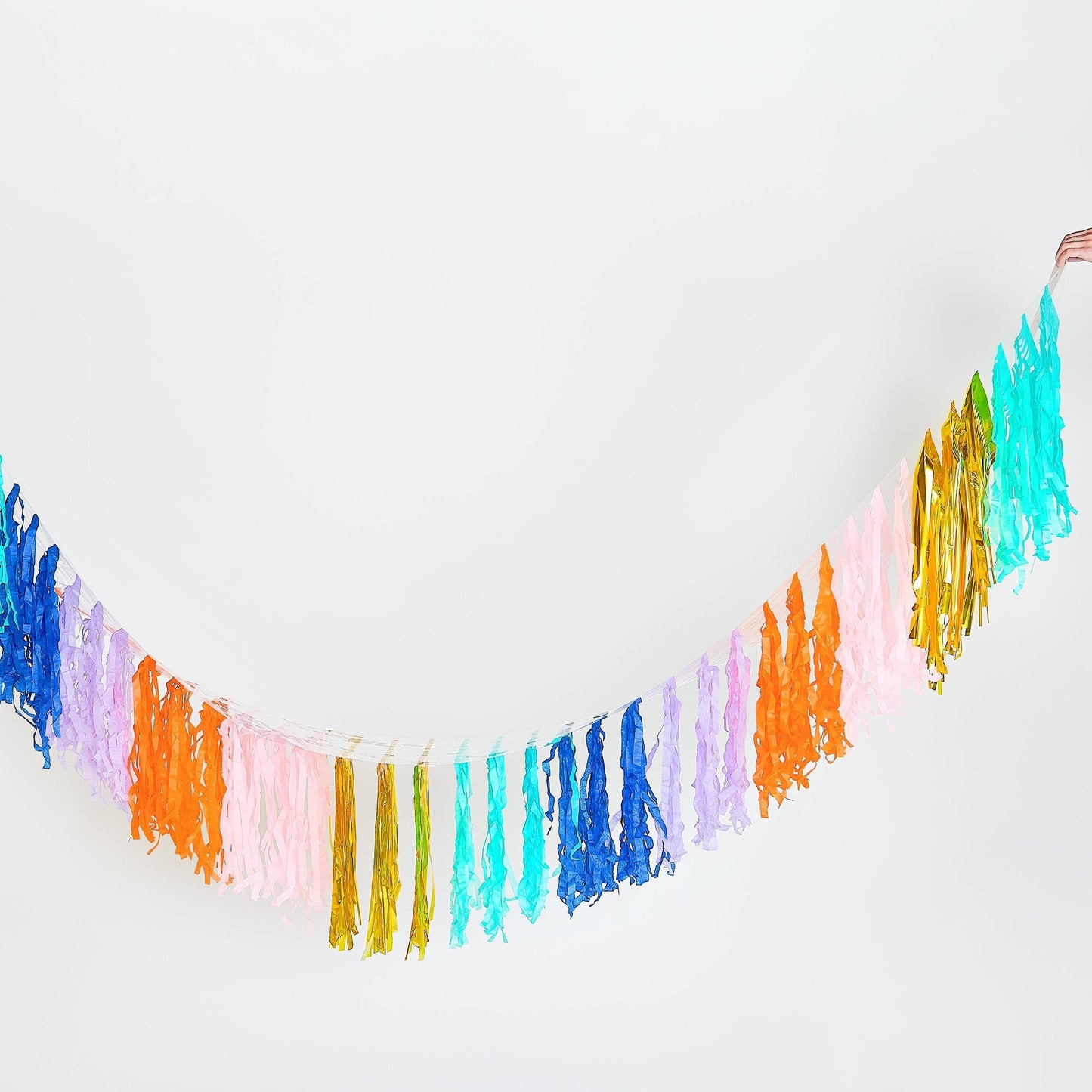 Multicolor Fringe Canopy Banners (set of 2)