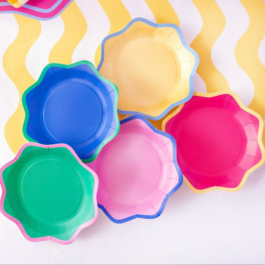 Colorwave Dessert Plates (10 ct, 5 colors)