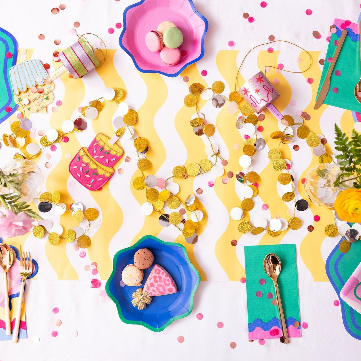 Metallic Confetti Garland