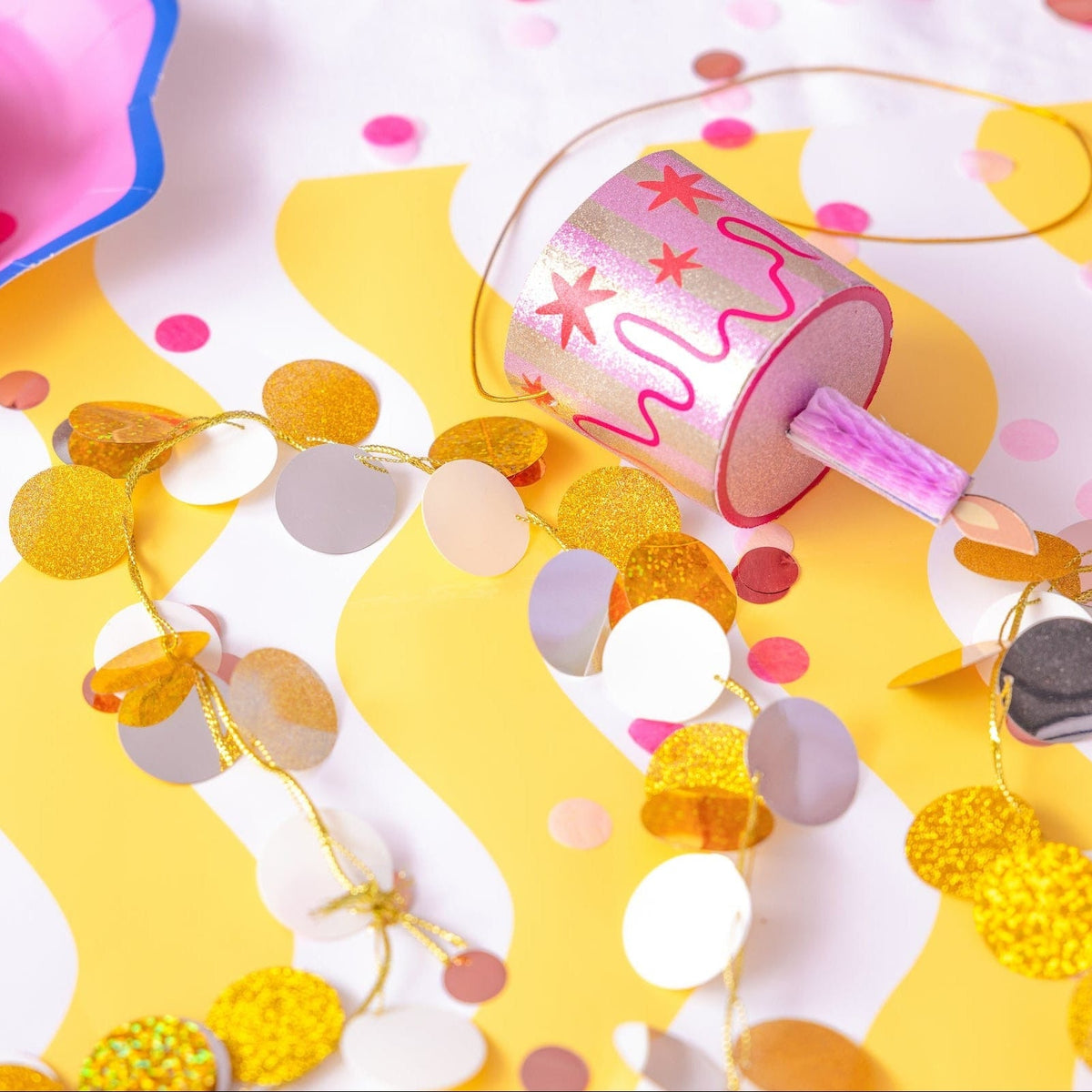 Metallic Confetti Garland