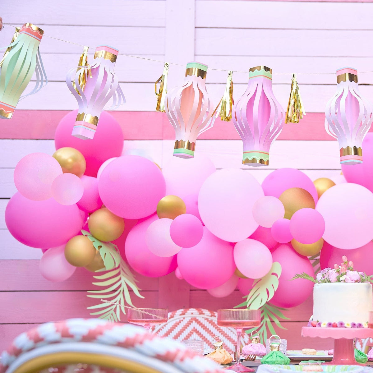 Cabana Club Paper Lantern Garland
