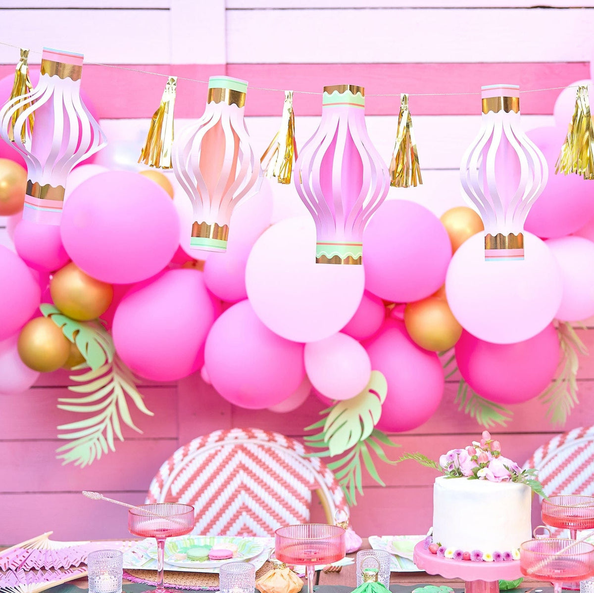 Cabana Club Paper Lantern Garland