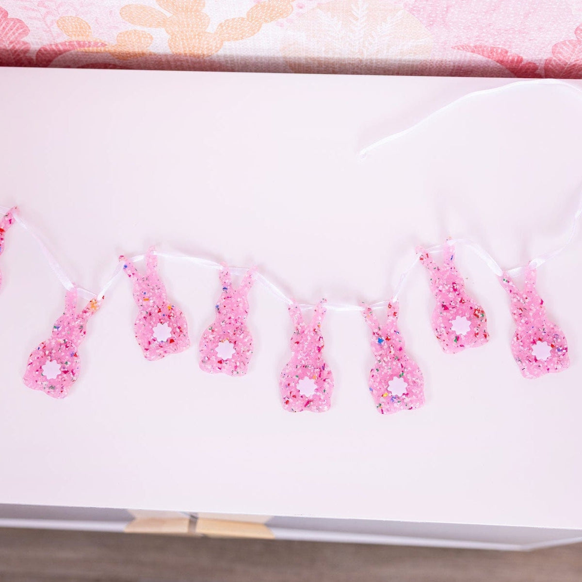 Confetti Bunny Acrylic Garland