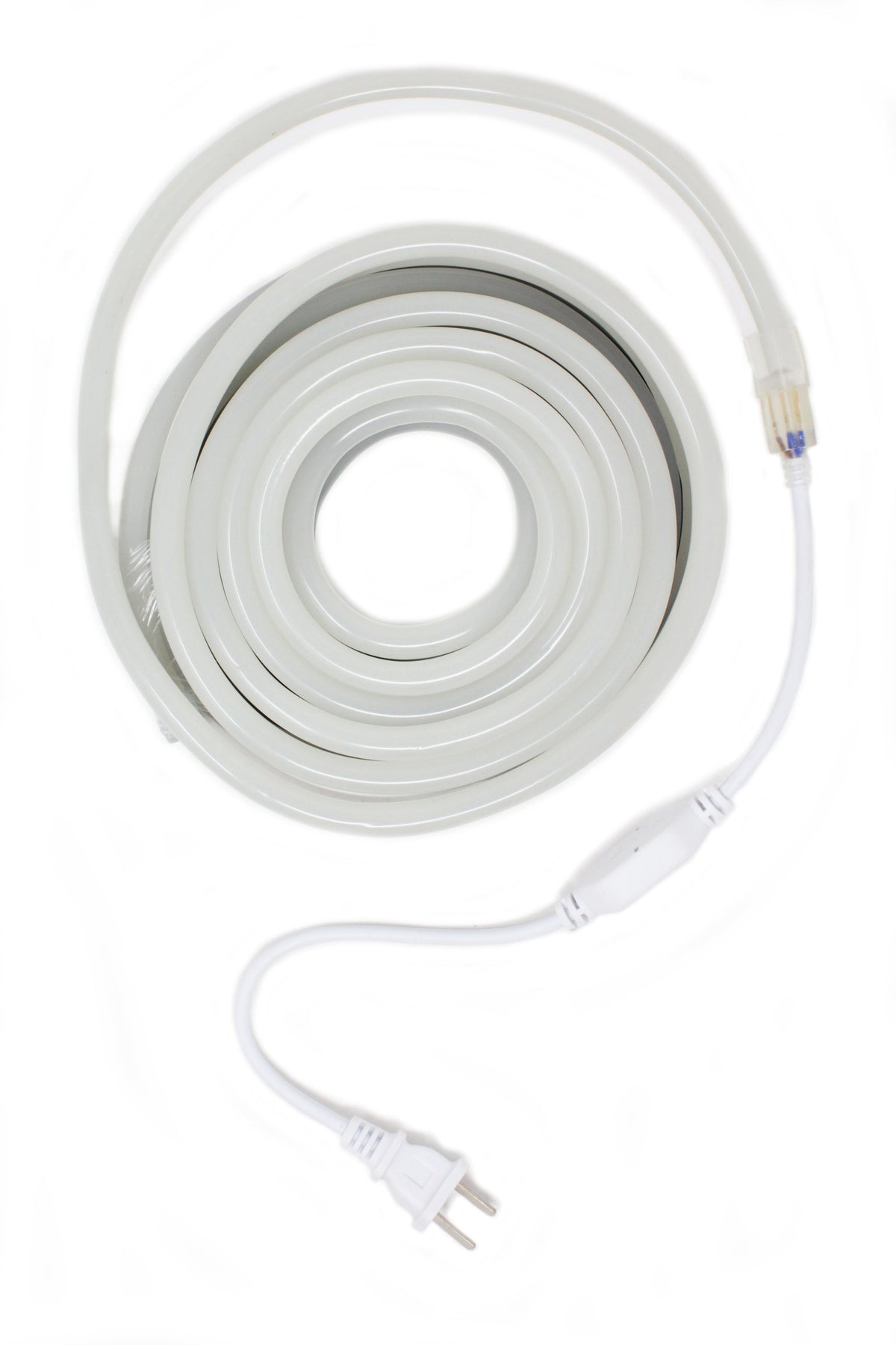 a white spiral light tube