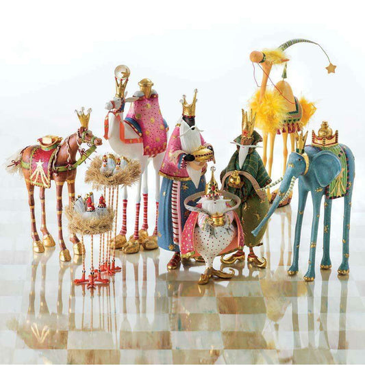 a group of figurines of animals