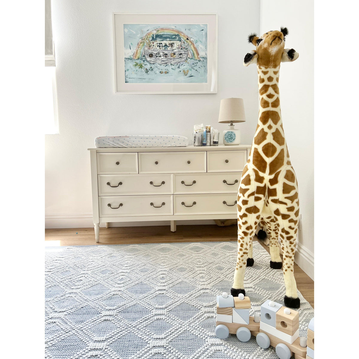 Noah's ark I Nursery Fine Art Print