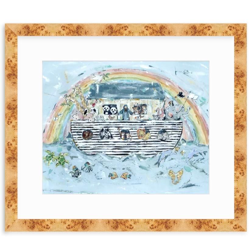 Noah's ark I Nursery Fine Art Print