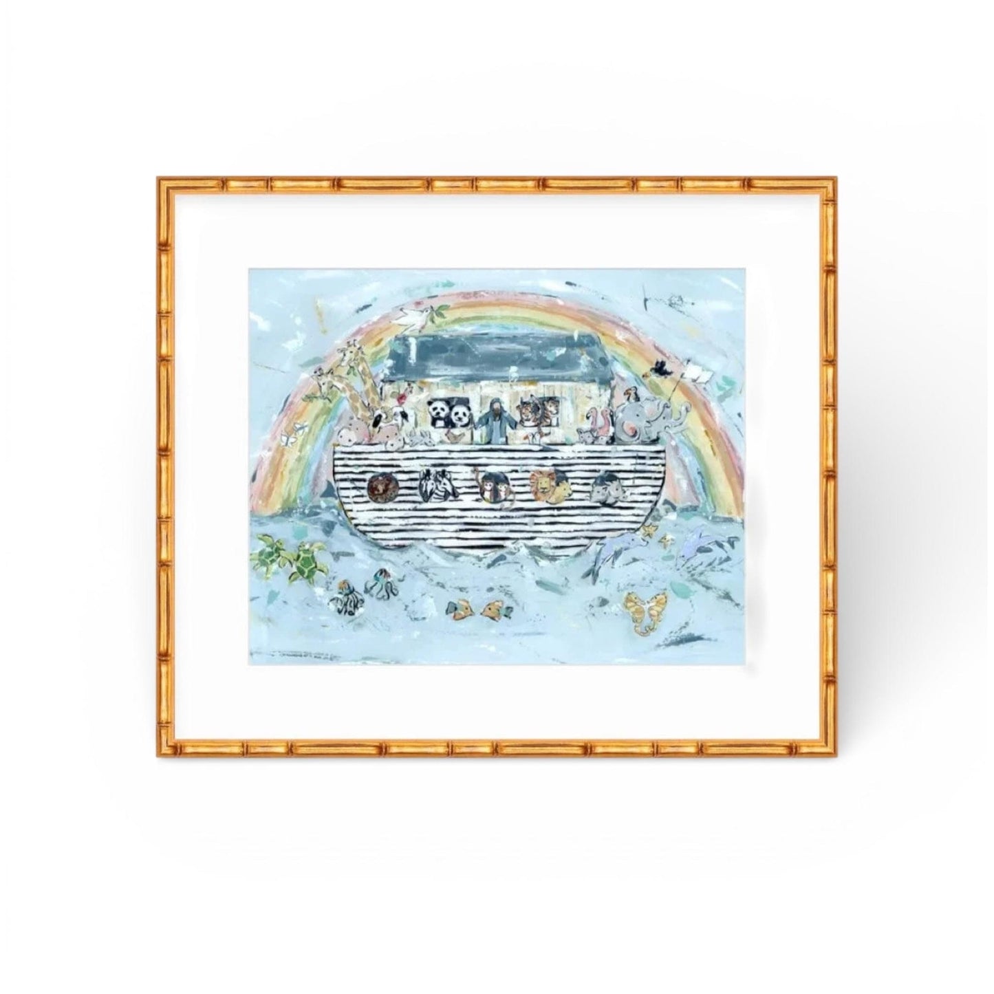 Noah's ark I Nursery Fine Art Print