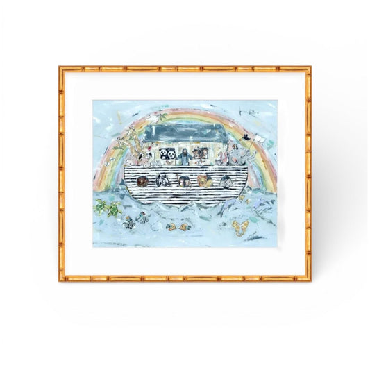 Noah's ark I Nursery Fine Art Print