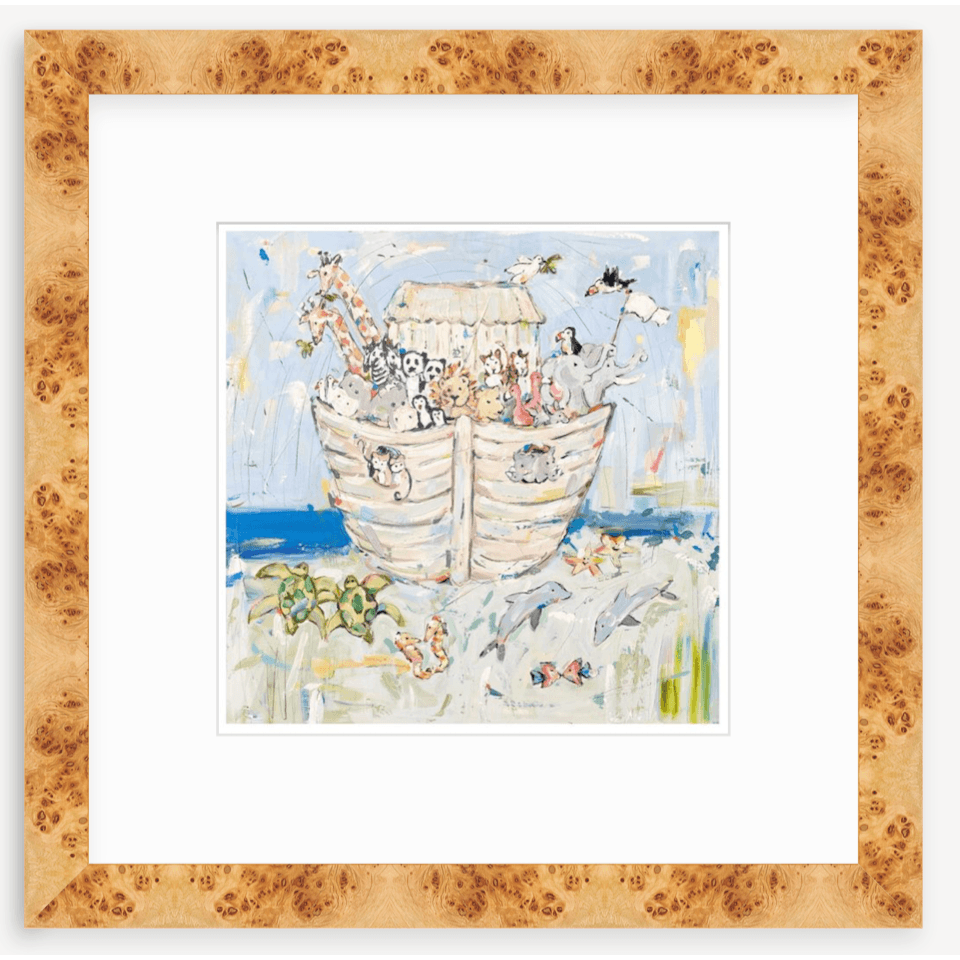 Noah's ark IV Nursery Fine Art Print